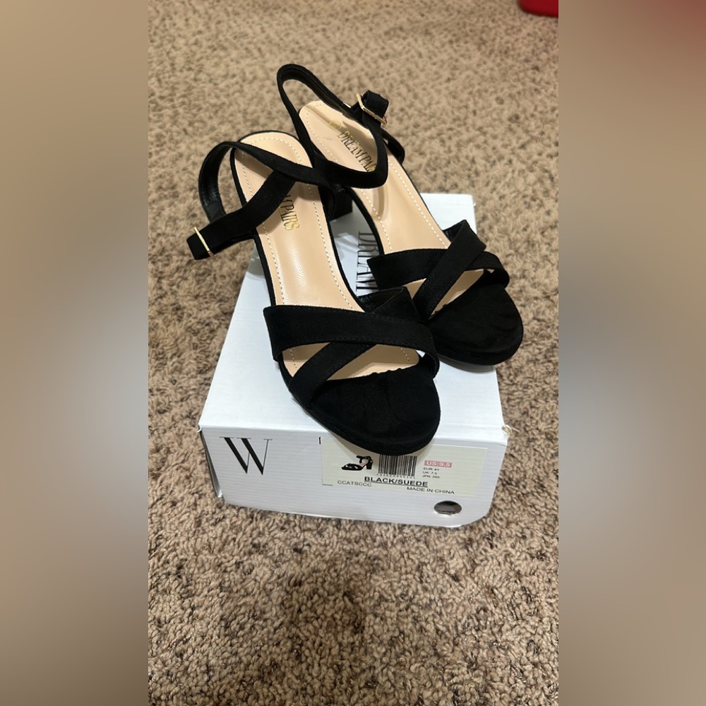 Dream Pairs black heels